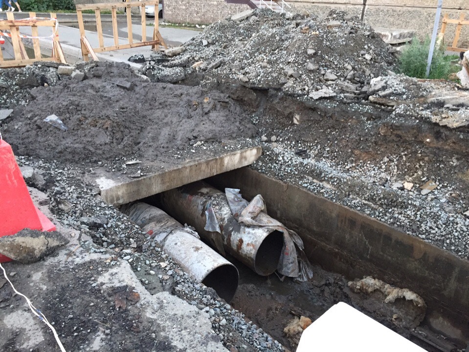 Магистральный трубопровод по улице Красной в Ижевске отремонтируют до 4 июня