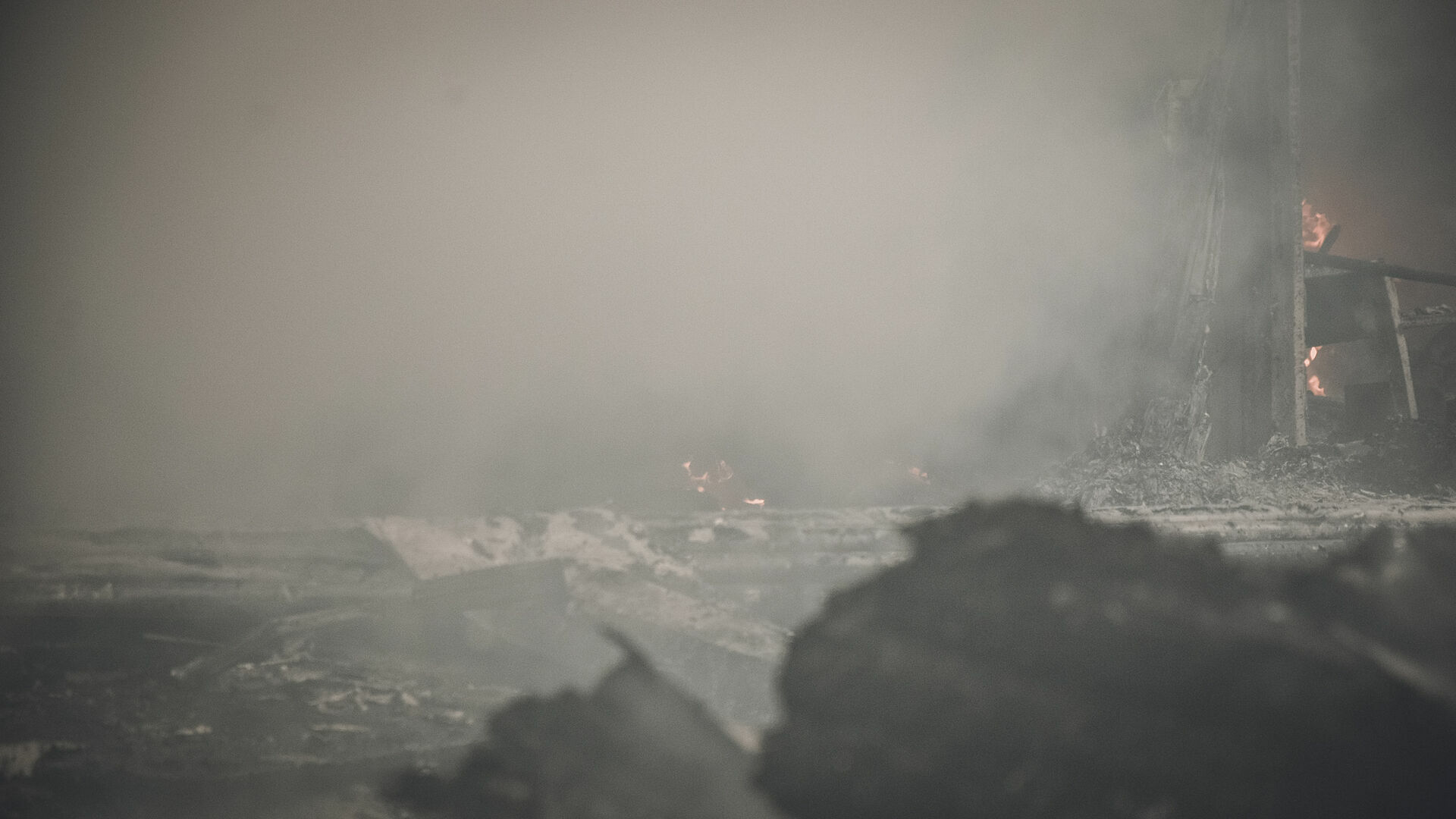 Тепловая пушка стала причиной крупного пожара в Завьяловском районе