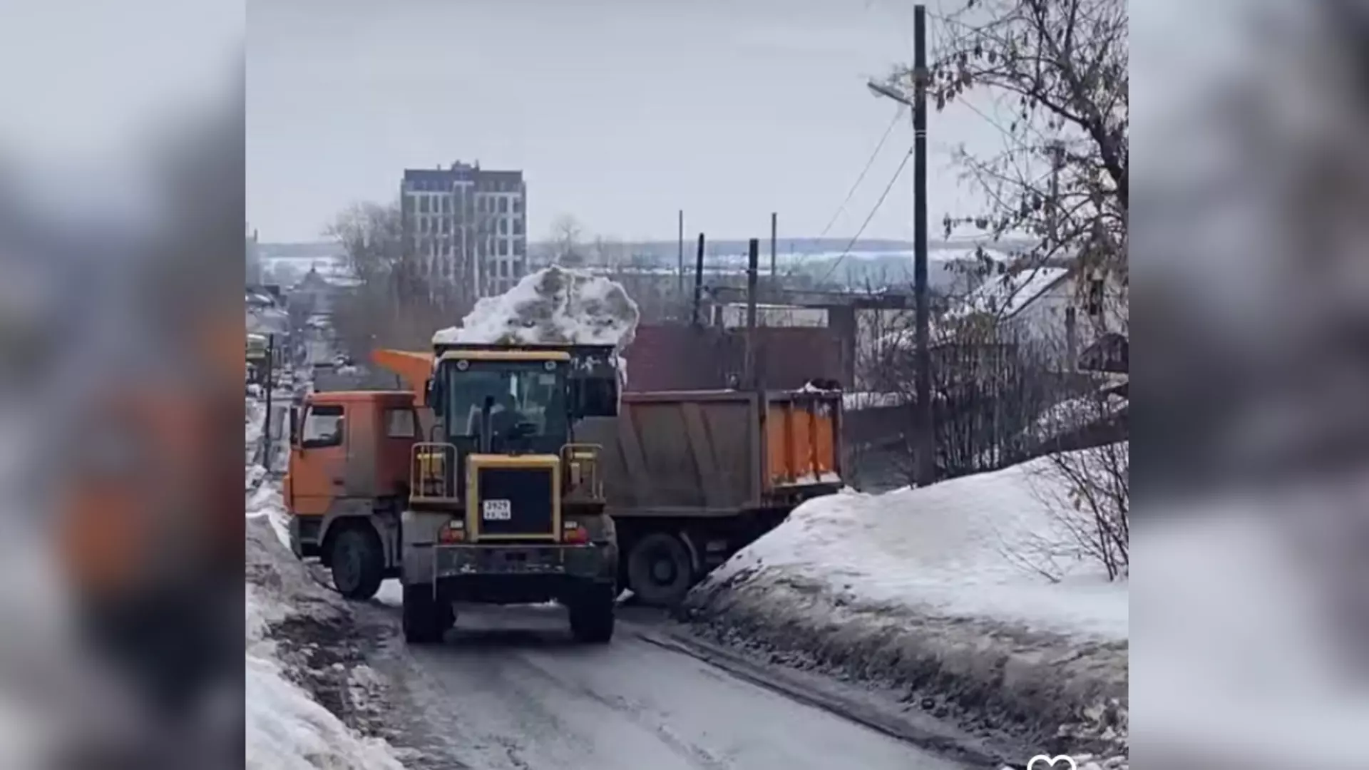 Глава Ижевска рассказал о вывозе снега с улиц Ленинского района
