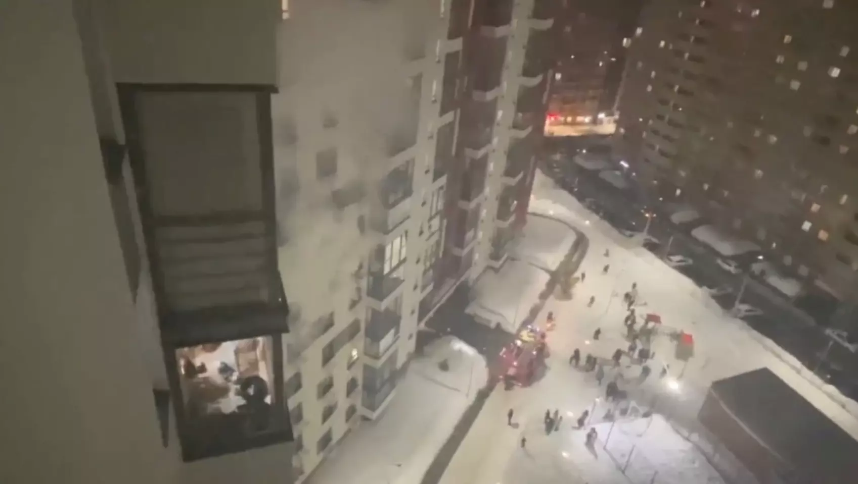 В Ижевске 70 человек эвакуировались при пожаре в многоэтажке