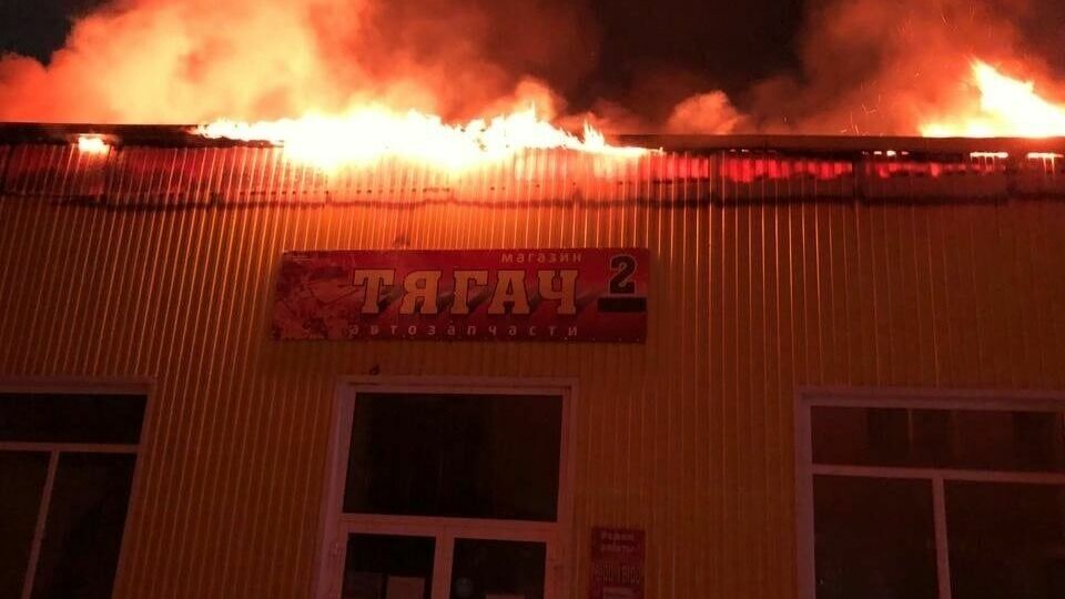 Магазин загорелся в селе Селты Удмуртии утром 1 декабря