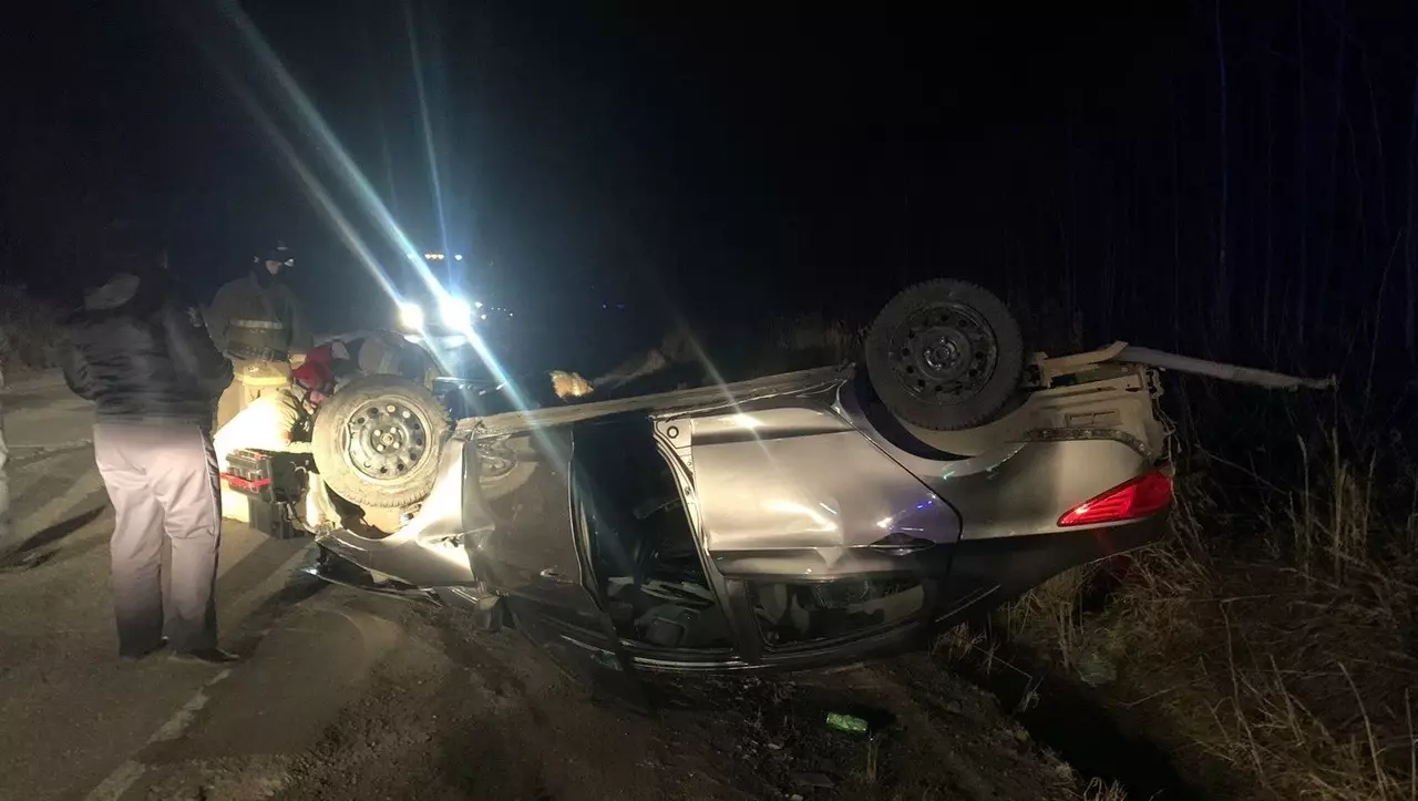 Водитель и пассажир иномарки погибли в ДТП на трассе в Удмуртии