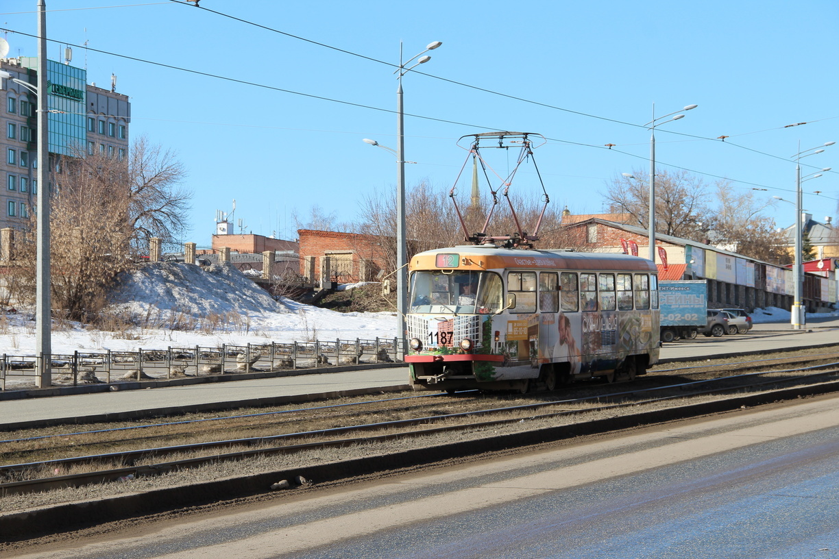 Движение трамваев в Ижевске приостановлено из-за отсутствия напряжения