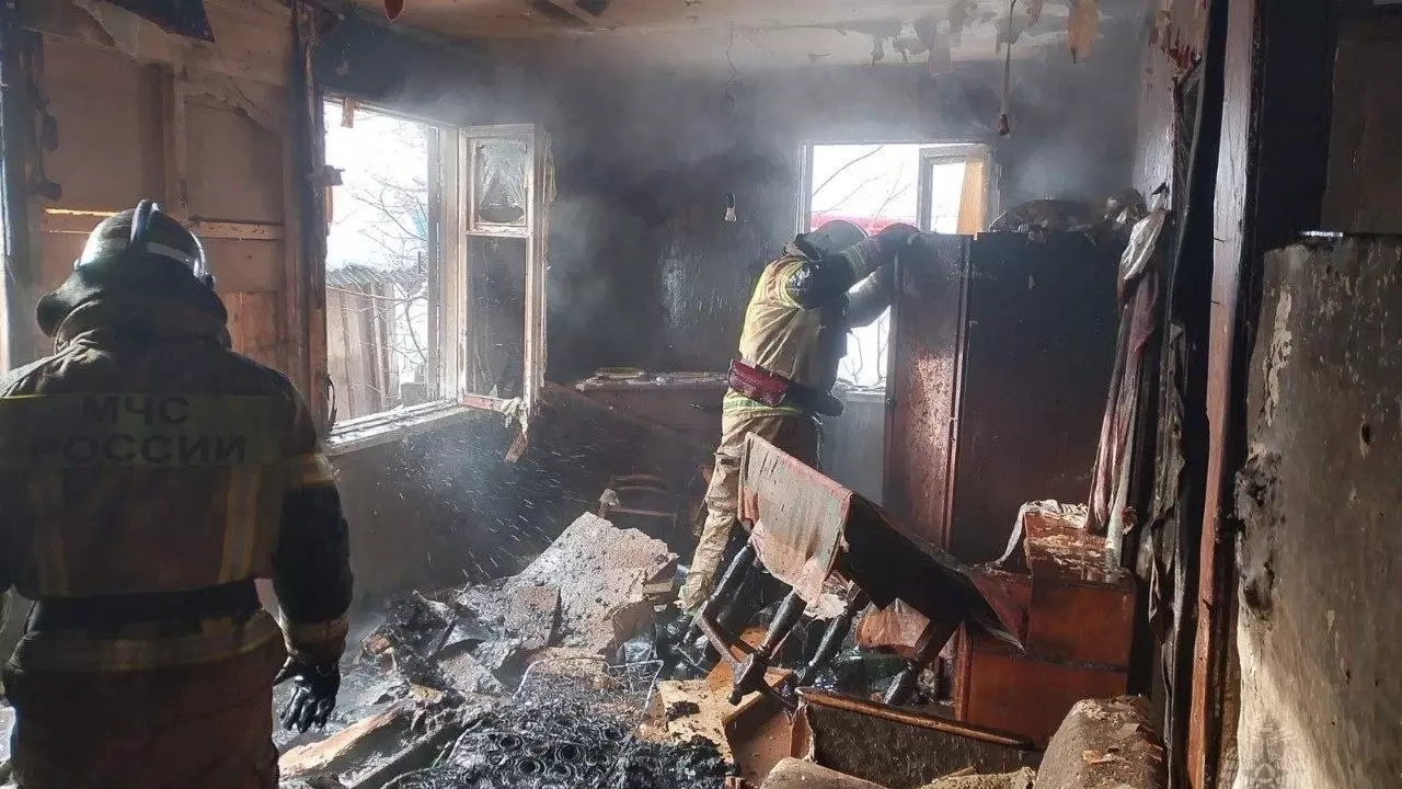 Мужчина пострадал при пожаре в гараже в Завьяловском районе