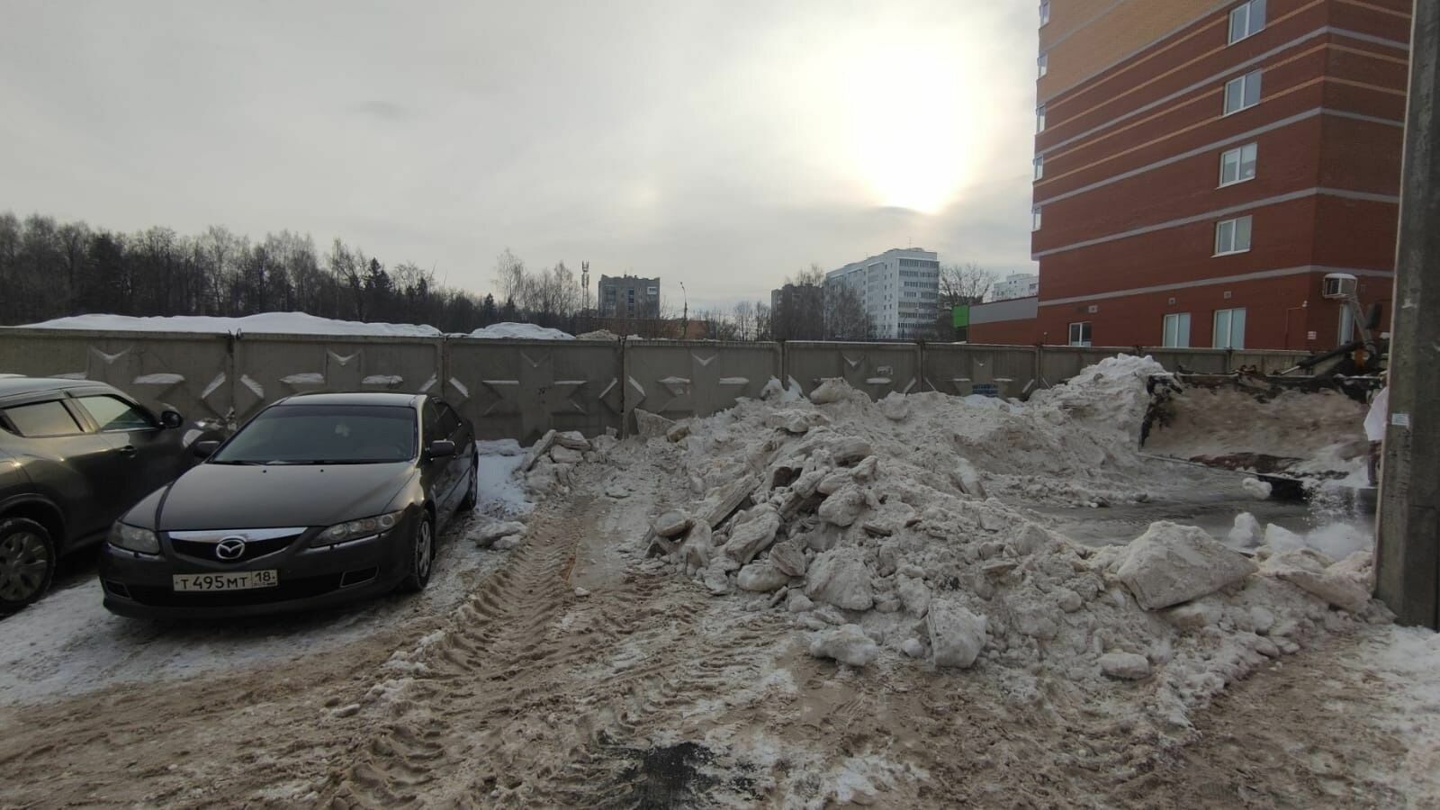 219 нарушений уборки снега во дворах выявили в Ижевске
