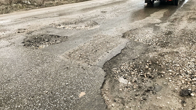 В Балезинском районе вновь провели невидимый ремонт дороги?