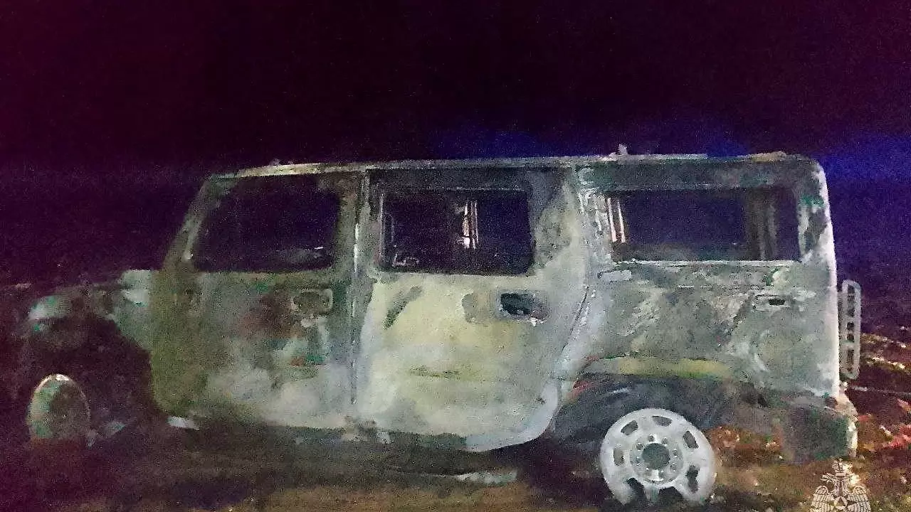 На дороге в Удмуртии сгорел только что купленный американский «Хаммер»
