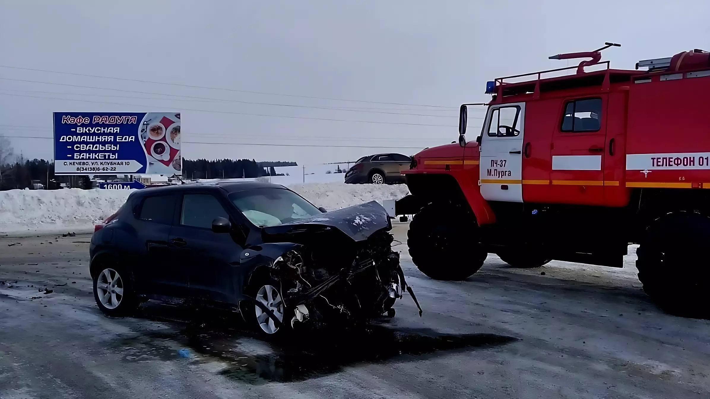 Четыре человека пострадали в аварии на дороге Киясово — Бураново