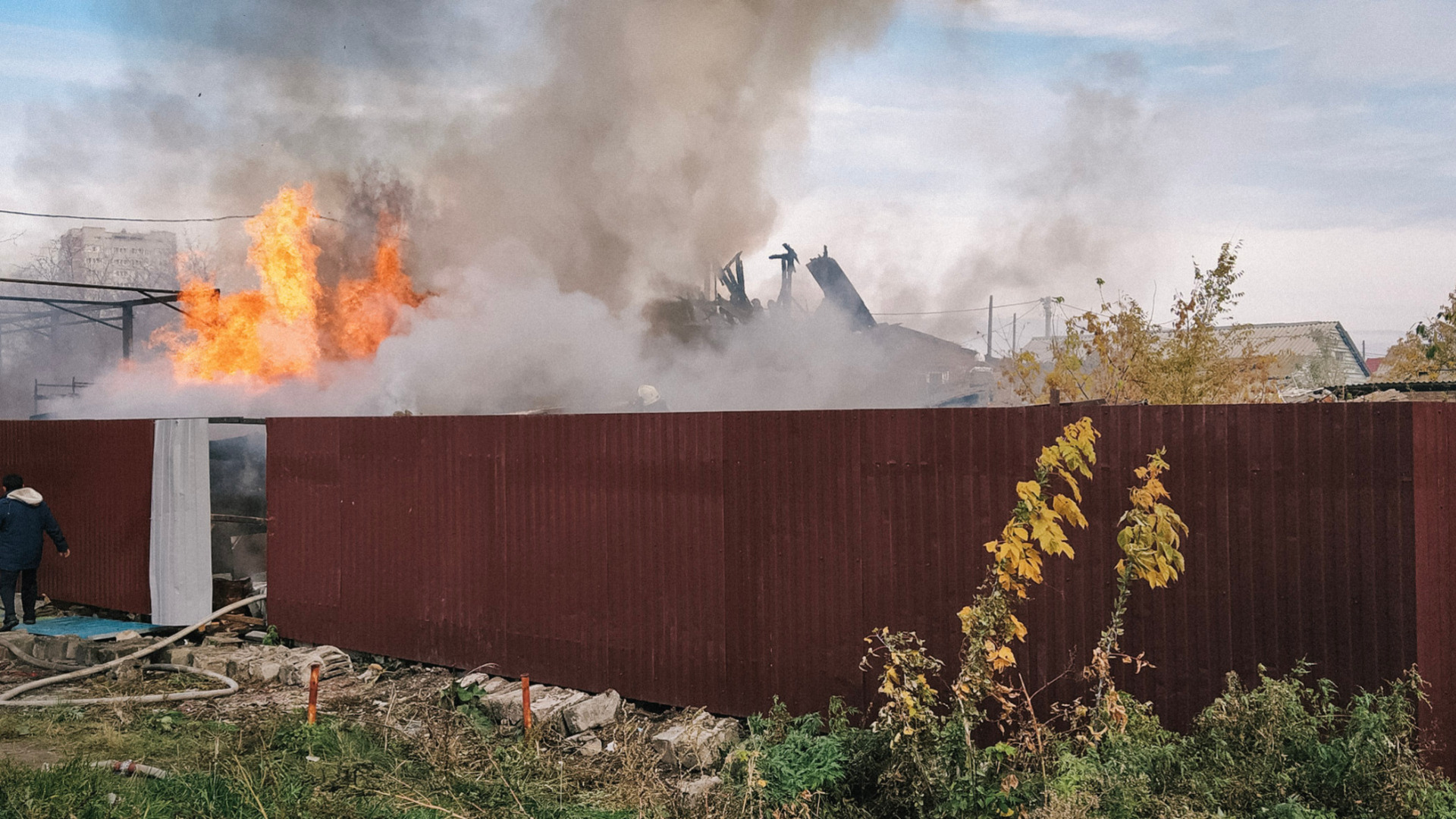 Женщина погибла при пожаре в Ижевске