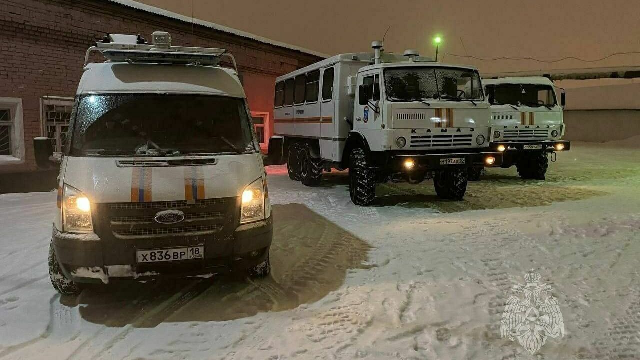 Силы МЧС в Удмуртии приведены в готовность из-за снегопада