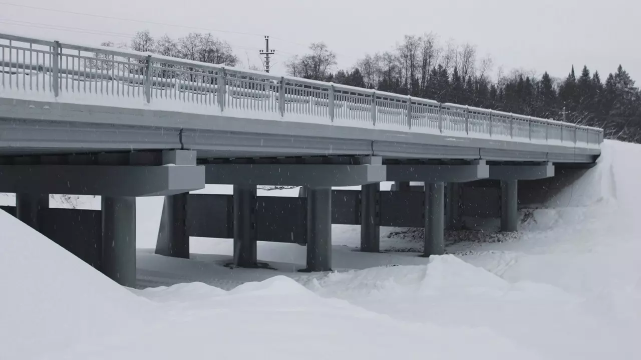 Мост через реку Лып отремонтировали в Кезском районе