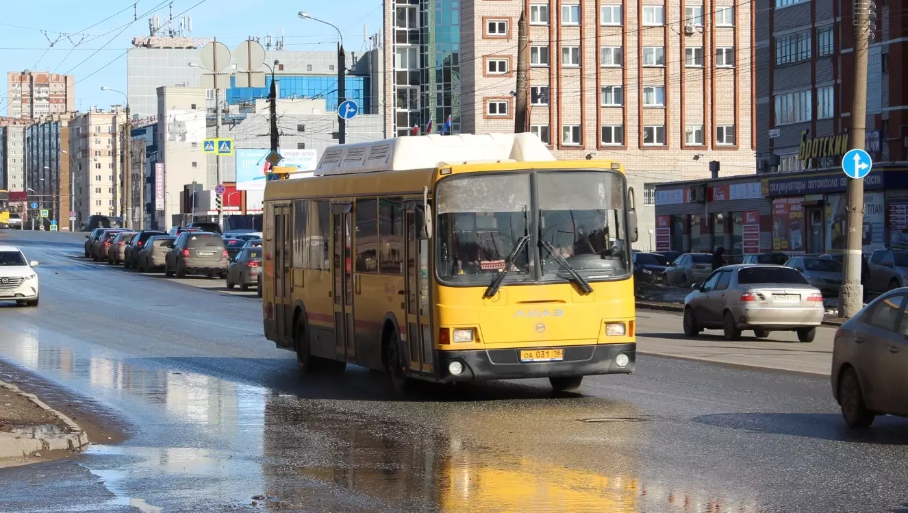 Автобусный маршрут №25 в Ижевске 7 декабря будет ходить по графику будних дней