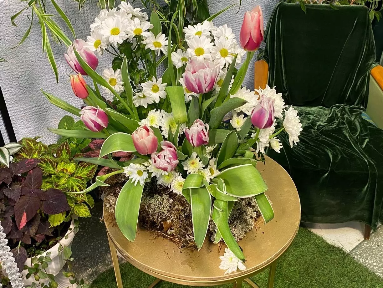 Буйство первоцветов и других цветов на выставке «Предчувствие весны»