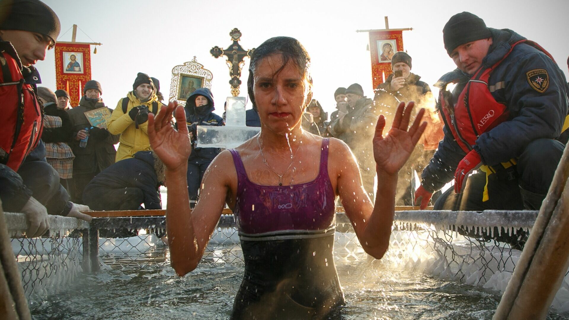 На иордани: Крещенские купания в Ижевске
