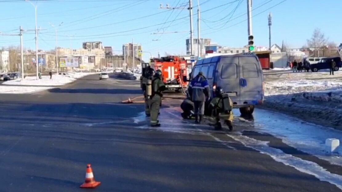 В Ижевске спасатели предотвратили угрозу взрыва автомобиля «Газель»