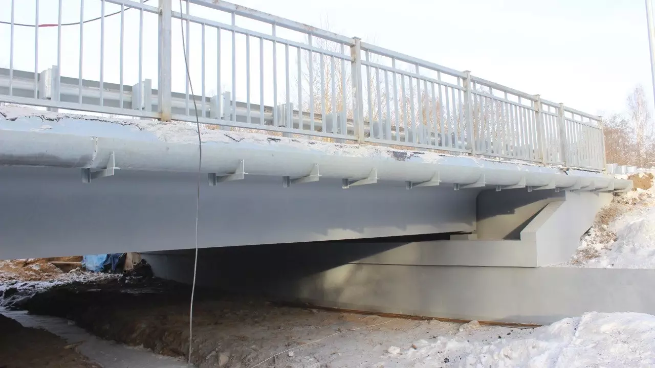 В Удмуртии завершается ремонт моста через реку Лудзилка