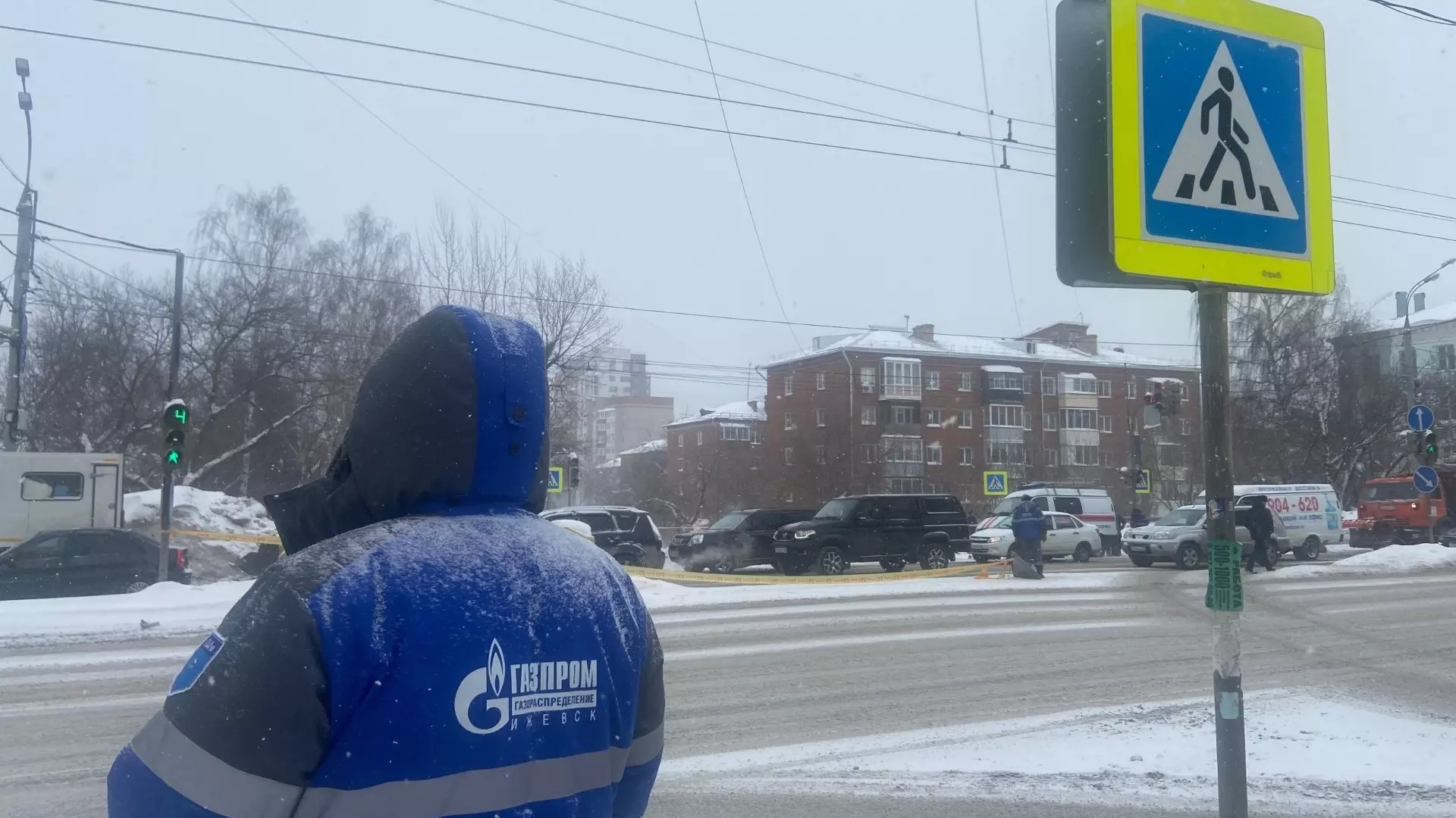 В центре Ижевска произошла авария на сетях газоснабжения