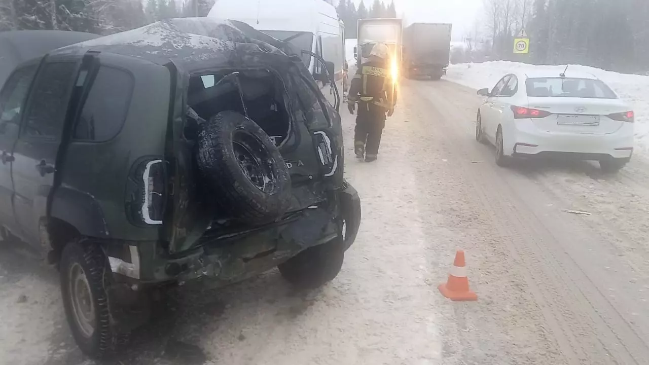 Два человека пострадали в ДТП на трассе Ижевск — Игра