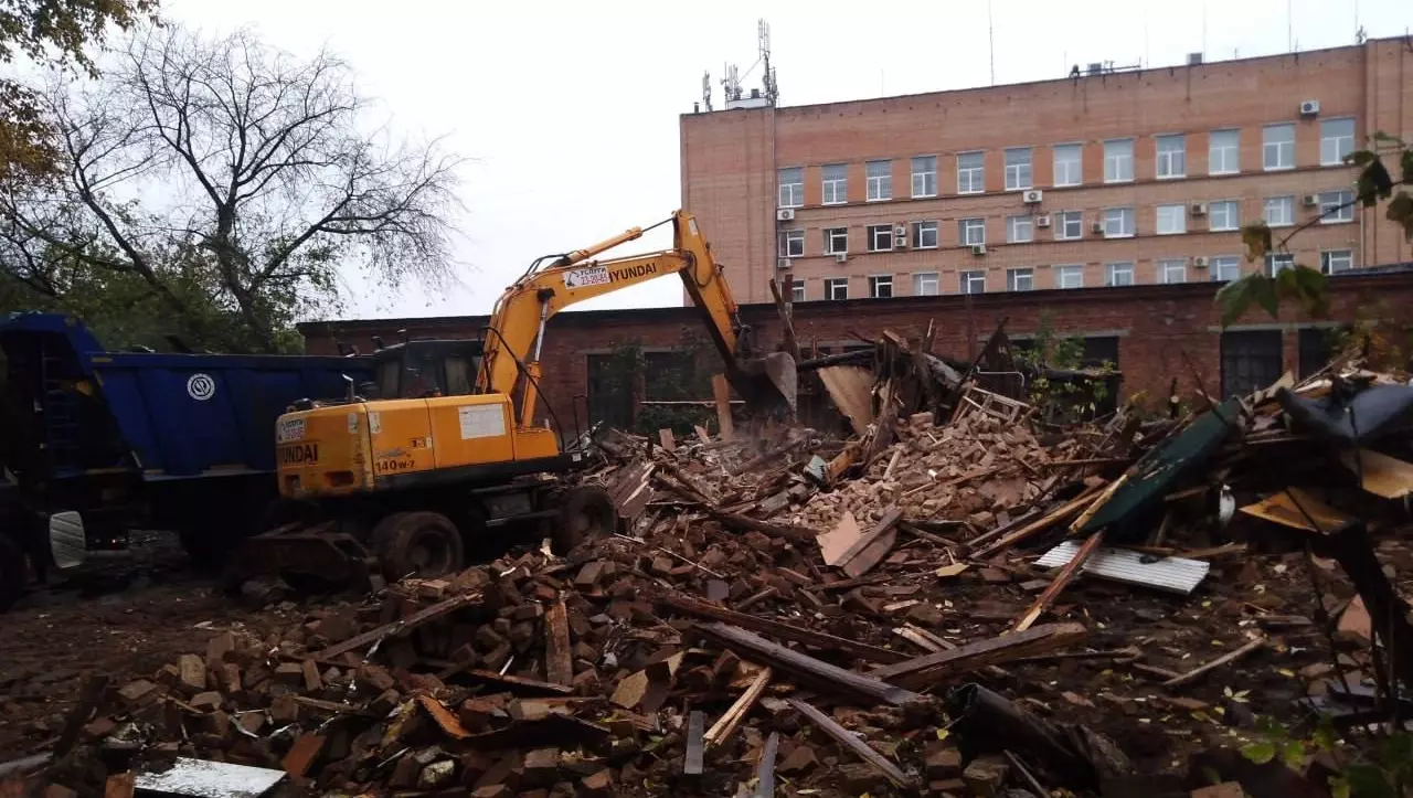 В Ижевске довершили снос исторического дома на улице Красной