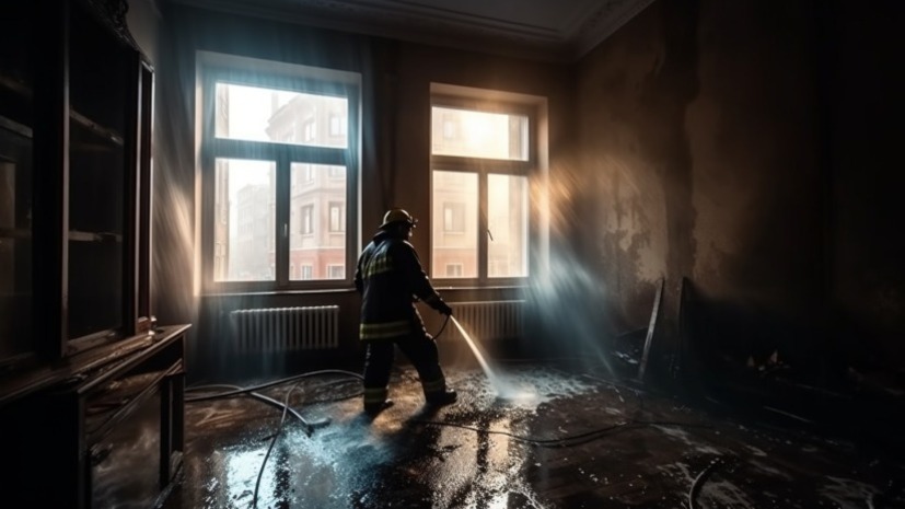 Квартира в Сарапуле ранним утром загорелась от короткого замыкания проводов
