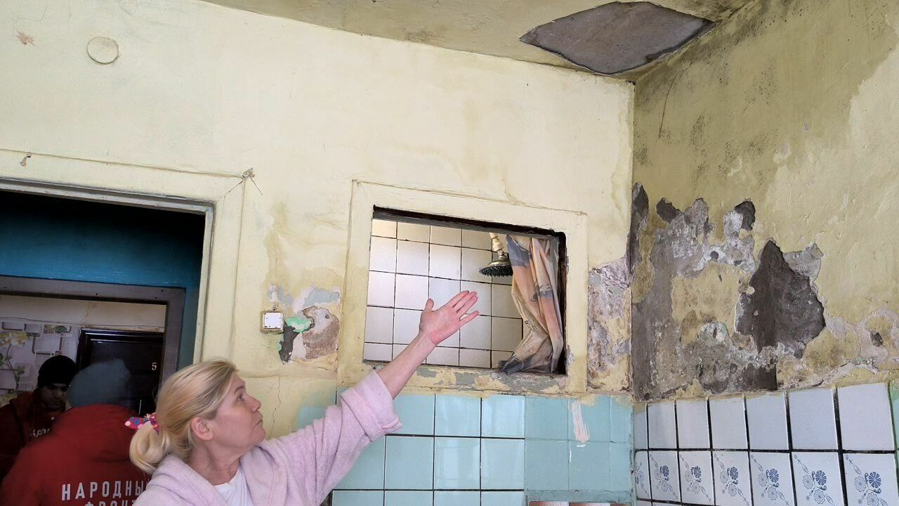 В Ижевске кипяток залил комнаты в бараке Ленинского района