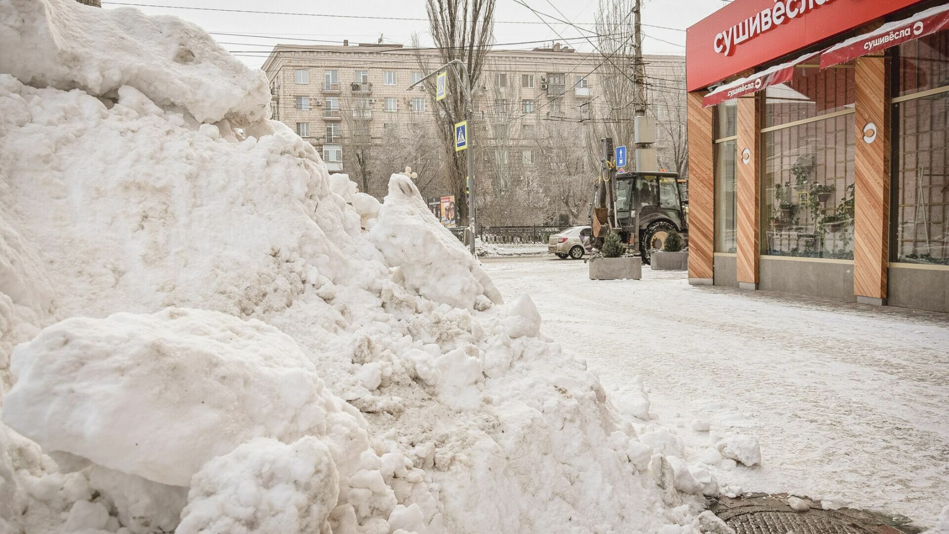 В ночь с 20 на 21 декабря в Ижевске вывезут снег с нескольких улиц