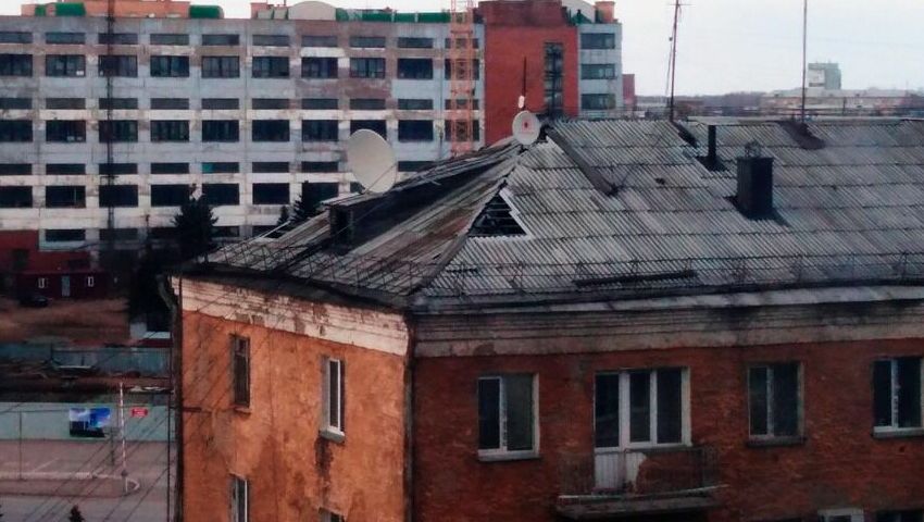 Жители Воткинска сообщили о протечках крыши одного из техникумов