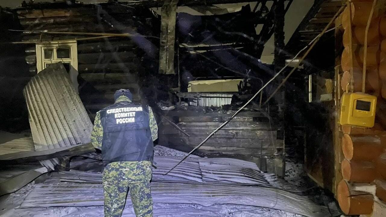 Мужчина погиб при пожаре в Воткинском районе Удмуртии