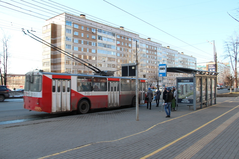 В Ижевске троллейбус №14 в выходные будет ходить по измененному маршруту