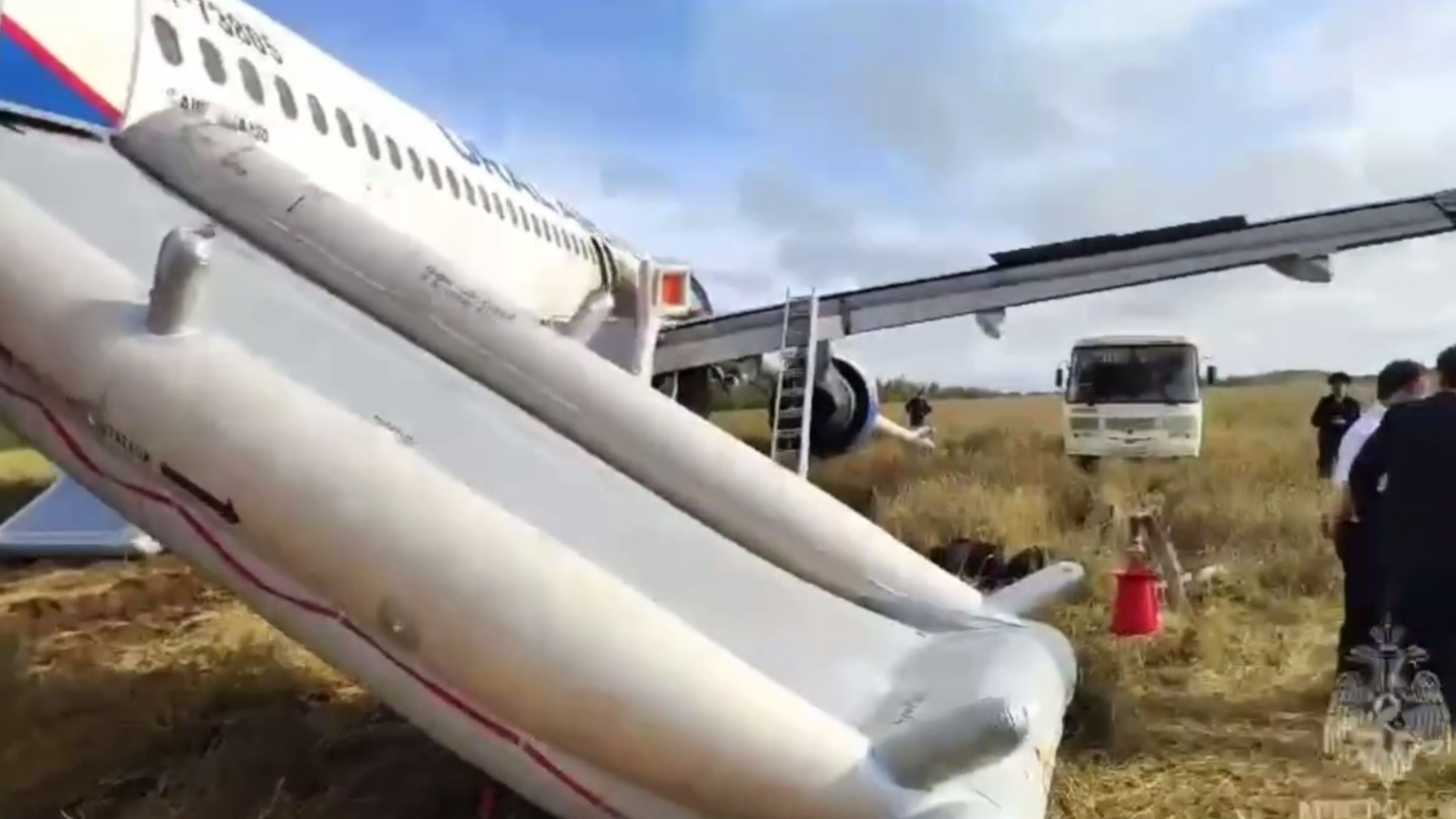 Самолет экстренно сел в поле под Новосибирском