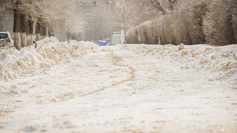 В Удмуртии жители села Сюмси пожаловались на уборку снега